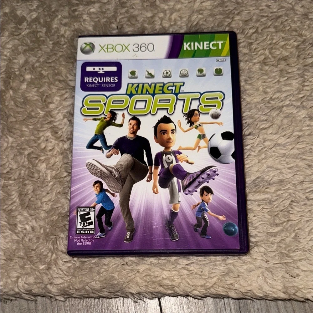 Kinect Sports for Xbox 360 - Purple Cover